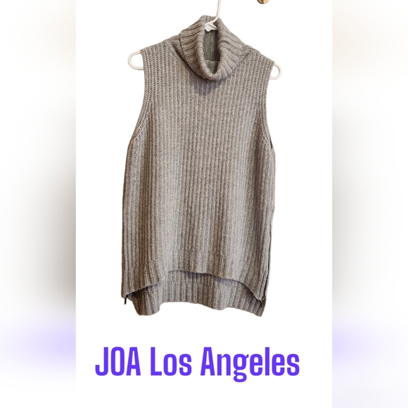 J.O.A. Los Angeles Sweaters - J.O.A. Los Angeles sleevless Cowlneck sweater. Size L